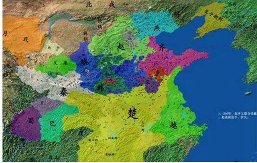 春秋战国时期秦国和楚国地图是怎样的?楚国是怎么被秦国灭掉的?
